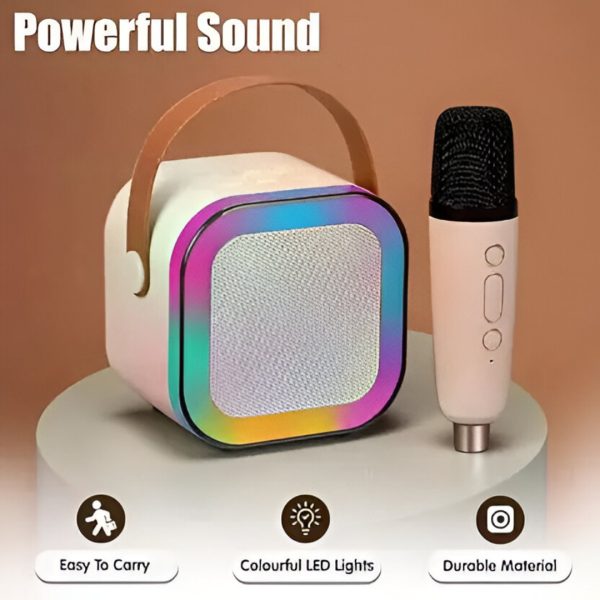 Party Pop 4 Bluetooth Karaoke Speaker with Mic - Image 5