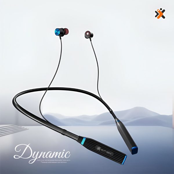 NextGen NB_76 Bluetooth Neckband – Wireless Earphones Long Battery Backup