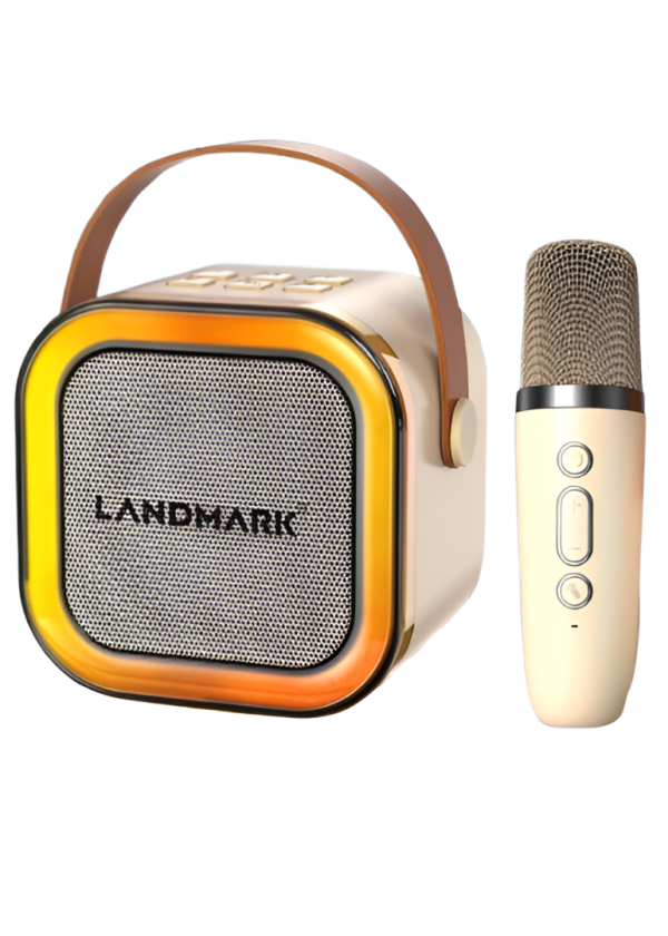 LM BT1045 Portable 5W Wireless Bluetooth Speaker Gold