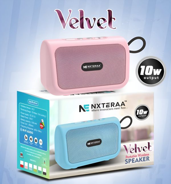 Velvet Portable Wireless Bluetooth Speaker - Image 4