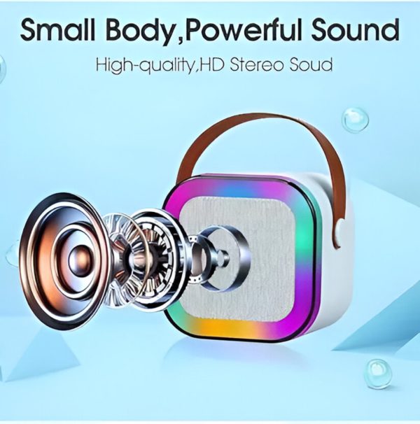 Party Pop 4 Bluetooth Karaoke Speaker with Mic - Image 4
